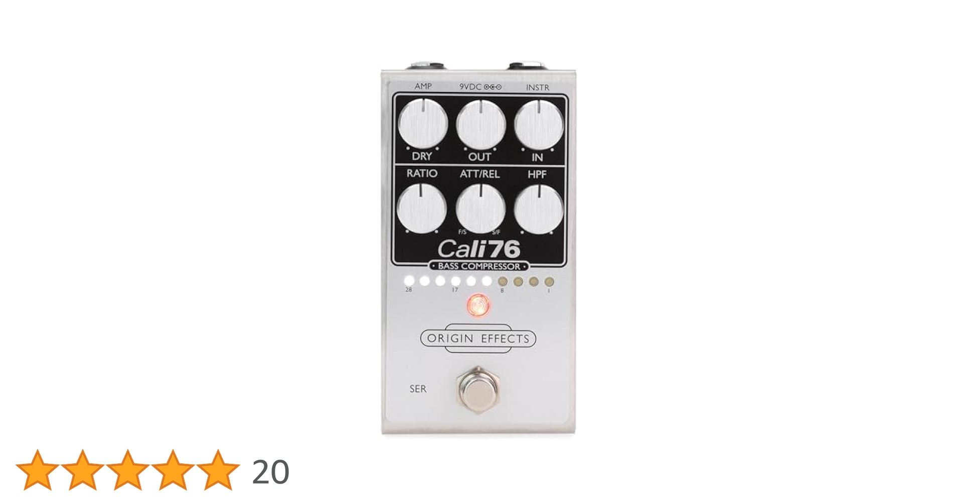 Amazon | オリジンエフェクト Cali76 バスコンプレッサーペダル